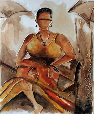 L  attente (2004) 46x38cm �